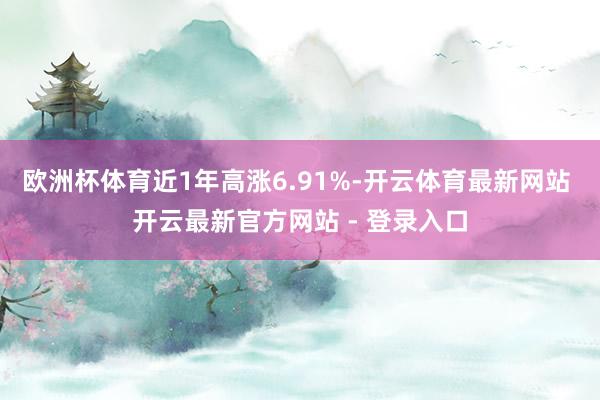 欧洲杯体育近1年高涨6.91%-开云体育最新网站 开云最新官方网站 - 登录入口